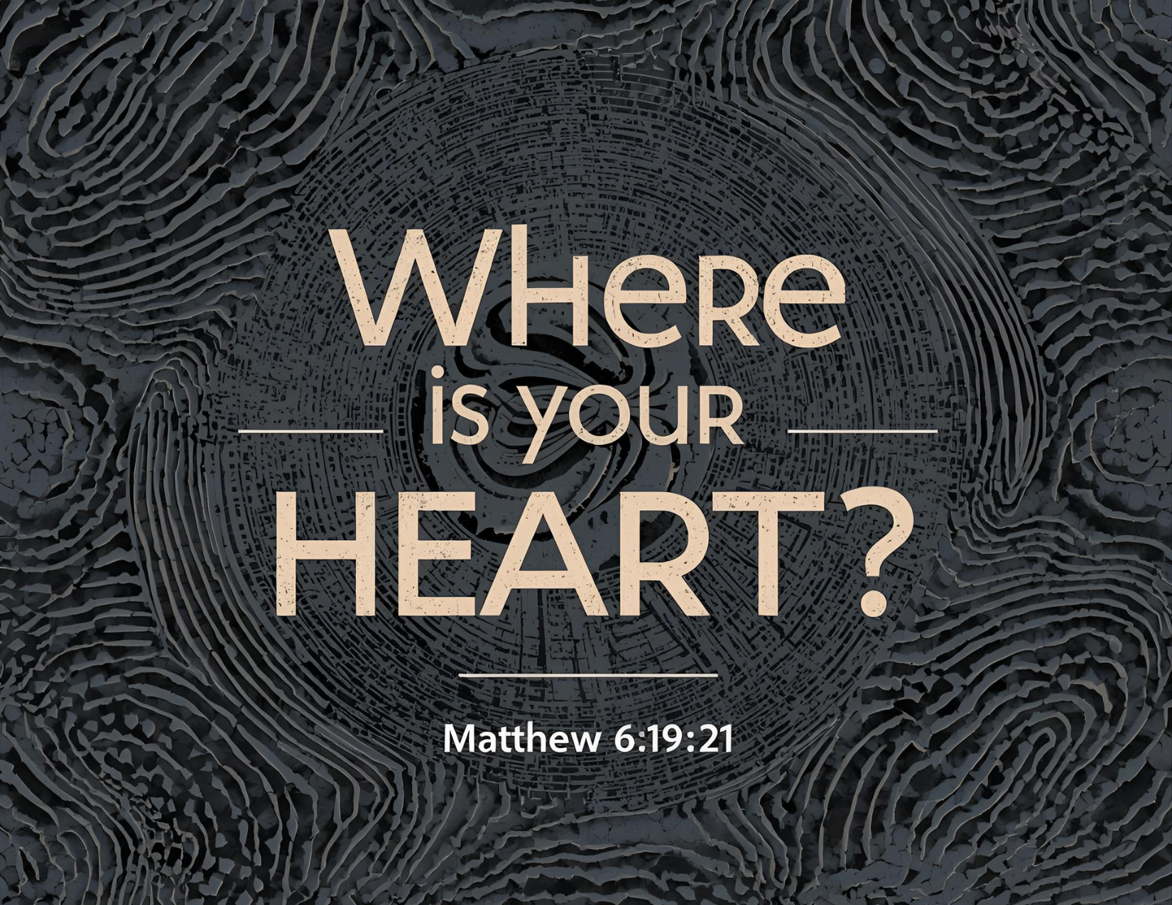 whereisyourheart Why do we wrestle with god being god